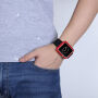 Magnetische metalen behuizing voor Apple Watch 38mm - rood