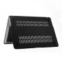 Mat transparante hoes voor MacBook Air 11" (A1370 / A1465) - zwart