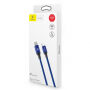 BASEUS bliksem/USB-C-kabel voor iPhone - 2m - blauw