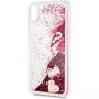 Ik denk dat Glitter Case Hearts cover voor iPhone XS Max. - framboos