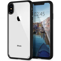 Spigen Ultra Hybride 360 cover voor iPhone XS Max. - zwart