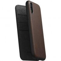 Nomad Folio lederen koffer met Nomad Folio-leren hoesje Apple iPhone XR - Bruin