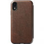 Nomad Folio lederen koffer met Nomad Folio-leren hoesje Apple iPhone XR - Bruin