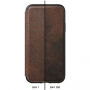 Nomad Folio lederen koffer met Nomad Folio-leren hoesje Apple iPhone XR - Bruin