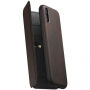 Nomad Folio Lederen Tri-Fold Case voor Apple iPhone XR - Bruin