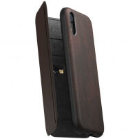 Nomad Folio Lederen Tri-Fold Case voor Apple iPhone XR - Bruin