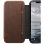 Nomad Folio Lederen Tri-Fold Case voor Apple iPhone XR - Bruin