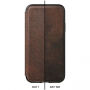 Nomad Folio Lederen Tri-Fold Case voor Apple iPhone XR - Bruin