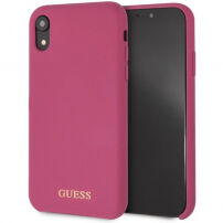 Raad eens Silicone Gold Logo Case voor iPhone XR - rozig