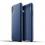 Mujjo volleren Mujjo koffer voor iPhone XR - blauw