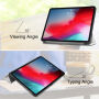 PU-lederen hoes met slaapfunctie voor iPad Pro 11" (2020-2022) - wit
