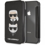 Karl Lagerfeld (Karl Lagerfeld) Karl en Choupette Boek (Karl Lagerfeld) Karl en Choupette Boek iPhone XR - zwart