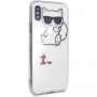 Karl Lagerfeld Fun gegeten zonder touw Hard Case voor iPhone XS Max. - vrij