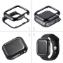 Magnetische metalen behuizing voor Apple Watch 40mm - zwart
