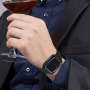 Magnetische metalen behuizing voor Apple Watch 40mm - zwart