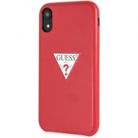 Gok PU lederen hoesje met driehoekige deksel voor iPhone XR - rood