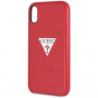 Gok PU lederen hoesje met driehoekige deksel voor iPhone XR - rood