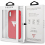 Gok PU lederen hoesje met driehoekige deksel voor iPhone XR - rood