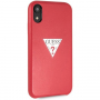 Gok PU lederen hoesje met driehoekige deksel voor iPhone XR - rood