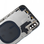 Achterklep (behuizing) voor Apple iPhone X - zwart