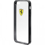 Ferrari Racing TPU koffer voor Ferrari Racing voor iPhone 5 / 5S / SE (2016) - zwart