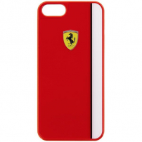 Ferrari Scuderia Hard Case voor Ferrari Scuderia iPhone 5 / 5S / SE (2016) - rood