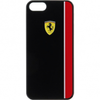 Ferrari Scuderia Hard Case voor Ferrari Scuderia iPhone 5 / 5S / SE (2016) - zwart