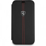 Ferrari Off Track Book Case voor iPhone X / XS - zwart