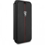 Ferrari Off Track Book Case voor iPhone X / XS - zwart