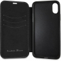 Ferrari Off Track Book Case voor iPhone X / XS - zwart