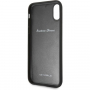 Ferrari Heritage Stripe Hard lederen koffer voor de Ferrari Heritage Stripe voor iPhone X / XS - rood