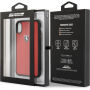 Ferrari Heritage Stripe Hard lederen koffer voor de Ferrari Heritage Stripe voor iPhone X / XS - rood