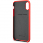 Ferrari SF Siliconenkoker voor Ferrari SF Siliconen voor iPhone X / XS - rood