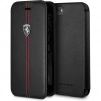 Ferrari Heritage Boekenkast voor iPhone 7/8 - zwart