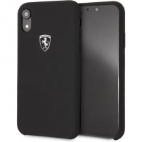 Ferrari Off Track Silicone Case voor iPhone XR - zwart