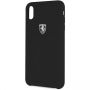 Ferrari Off Track Silicone Case voor iPhone XS Max. - zwart