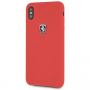 Ferrari Off Track Silicone Case voor iPhone XS Max. - rood