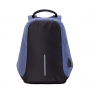Veiligheidsrugzak met externe USB-poort voor iPad / MacBook tot 15" - blauw
