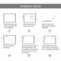 Beschermende folie voor MacBook 13" (A1706 / A1708 / A1989 / A2159)