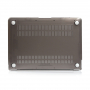 Glanzende transparante omslag voor MacBook Air 13" (A1932 / A2179 / A2337) - grauw