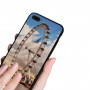 NXE-hoes met glazen achterkant voor iPhone 7 Plus / 8 Plus - bedevaart