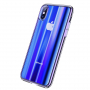 BASEUS Aurora hoes voor BASEUS Aurora voor iPhone XS - blauw