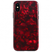 BENKS sterrendeksel voor iPhone X / XS - rood
