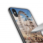 NXE-hoes met glazen achterkant voor iPhone X - bedevaart