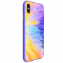 NILLKIN Ombre cover voor iPhone XS Max. - violet