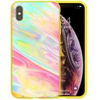 NILLKIN Ombre cover voor iPhone XS Max. - geel