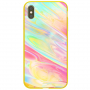 NILLKIN Ombre cover voor iPhone XS Max. - geel