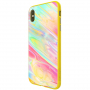 NILLKIN Ombre cover voor iPhone XS Max. - geel