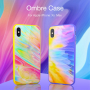 NILLKIN Ombre cover voor iPhone XS Max. - geel