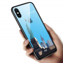 NXE-hoes met glazen achterkant voor iPhone XS Max. - New York